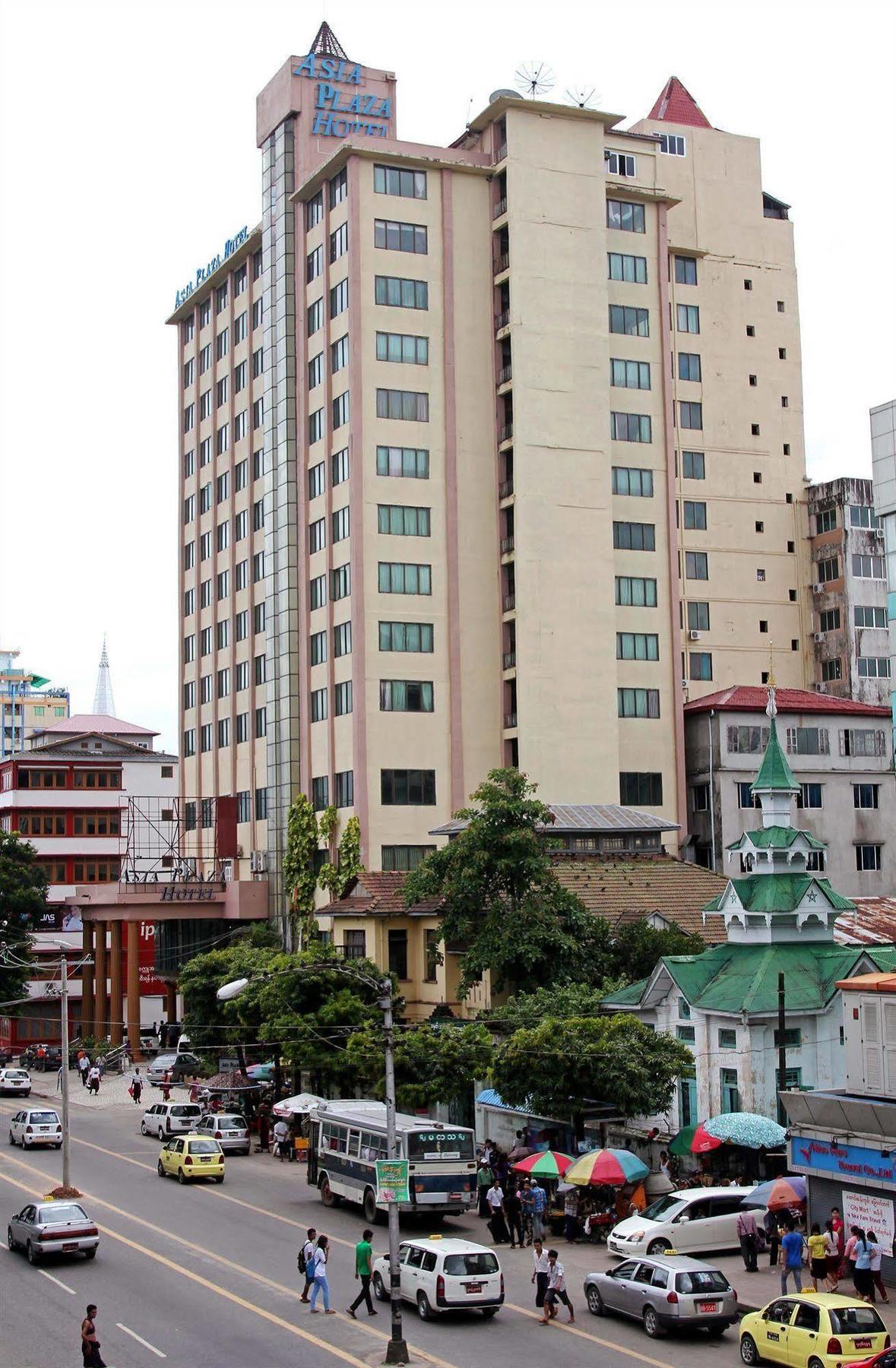 Asia Plaza Hotel Yangon Bagian luar foto